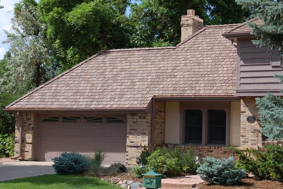 home exterior with wood shingles