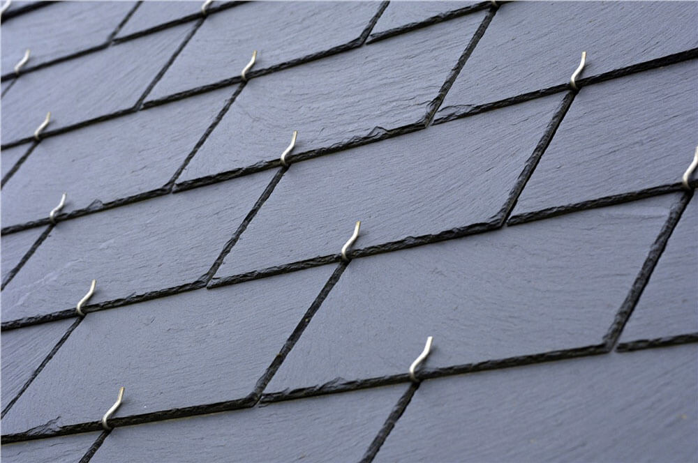 slate shingles on roof
