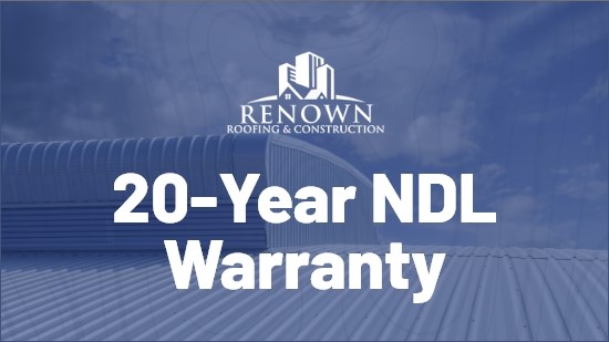 20-Year NDL Warranty banner