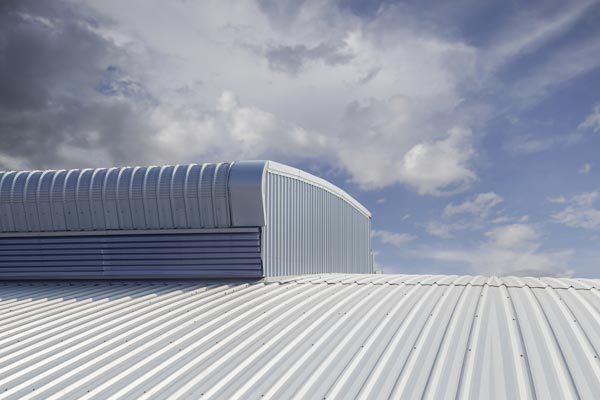 commercial building with metal roof